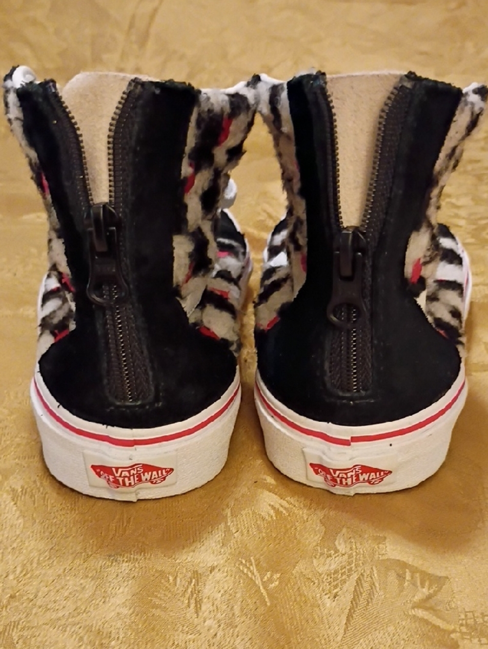 VANS Sk8-Hi Black/White & Pink Leopard High-Top Sneakers Women's 8.0 Men's 6.5 - Picture 12 of 12